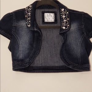 Short Sleeve Jean Jacket